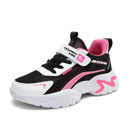 Fashion Non-Slip Casual Flat Running Shoes Breathable Lightweight Outdoor Tennis Shoes for Kids