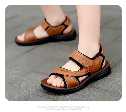 Summer Kids Sandals Soft Non-slip Children Shoes Beach Shoes Boys Casual Outdoor Walking Slippers Comfortable Sneakers