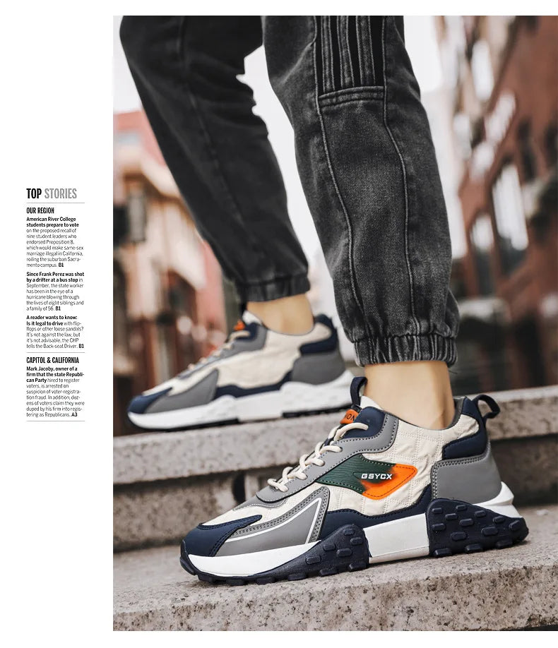 Imported Original Mens Luxury Platform Sneakers