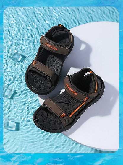 New Boys Sandals Shoes Summer Non-slip Beach Children Shoe Cartoon Sandal Girls Sandals Soft Baby Outdoor Beach Kids Sneakers