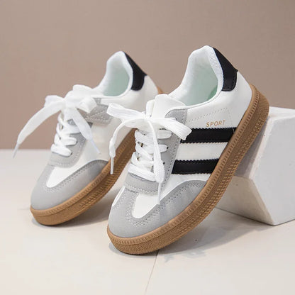 Kids Sneakers for Girls Spring Autumn New Boys Sneakers Fashion Patchwork Versatile Children Causal Tennis Shoes Hook Loop