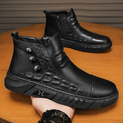 Men's New British Casual High-top Martin Boots