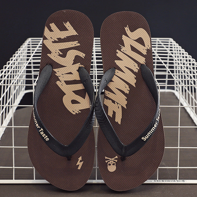 Non-slip Trendy Men's Flip-flops Men's Flip-flops (Available)