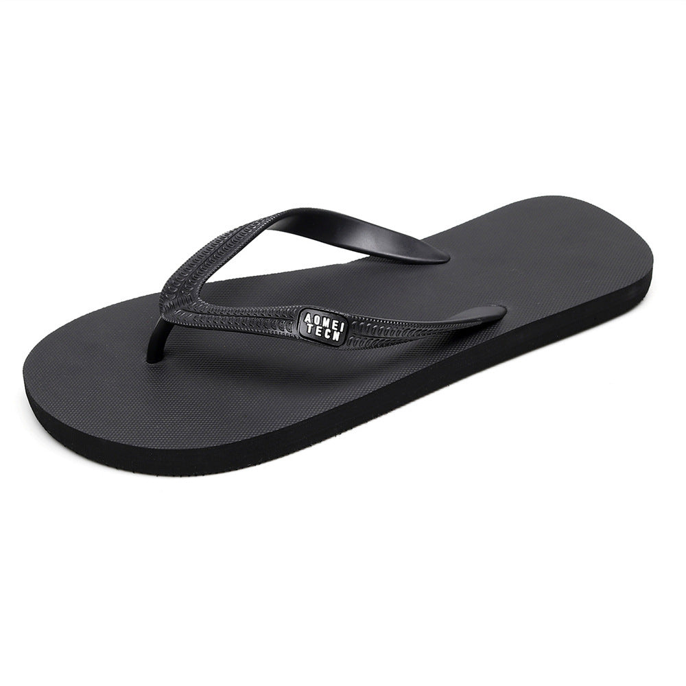 Men's Trendy Rubber Non-slip Fashion Flip-flop Beach Slippers (Available)