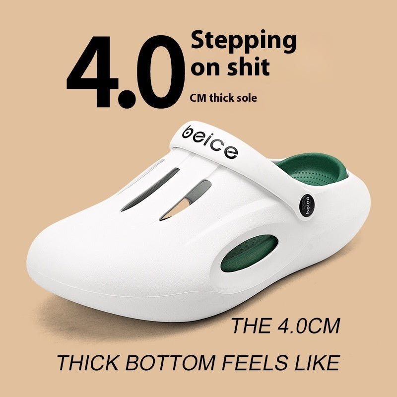 Men's Summer Wear Thick-soled Soft-soled Non-slip Deodorant Sandals (Available)