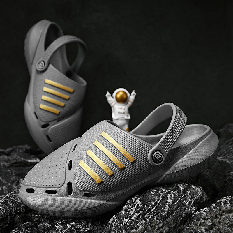 Men's Thick-soled Non-slip Beach Shoes For Summer