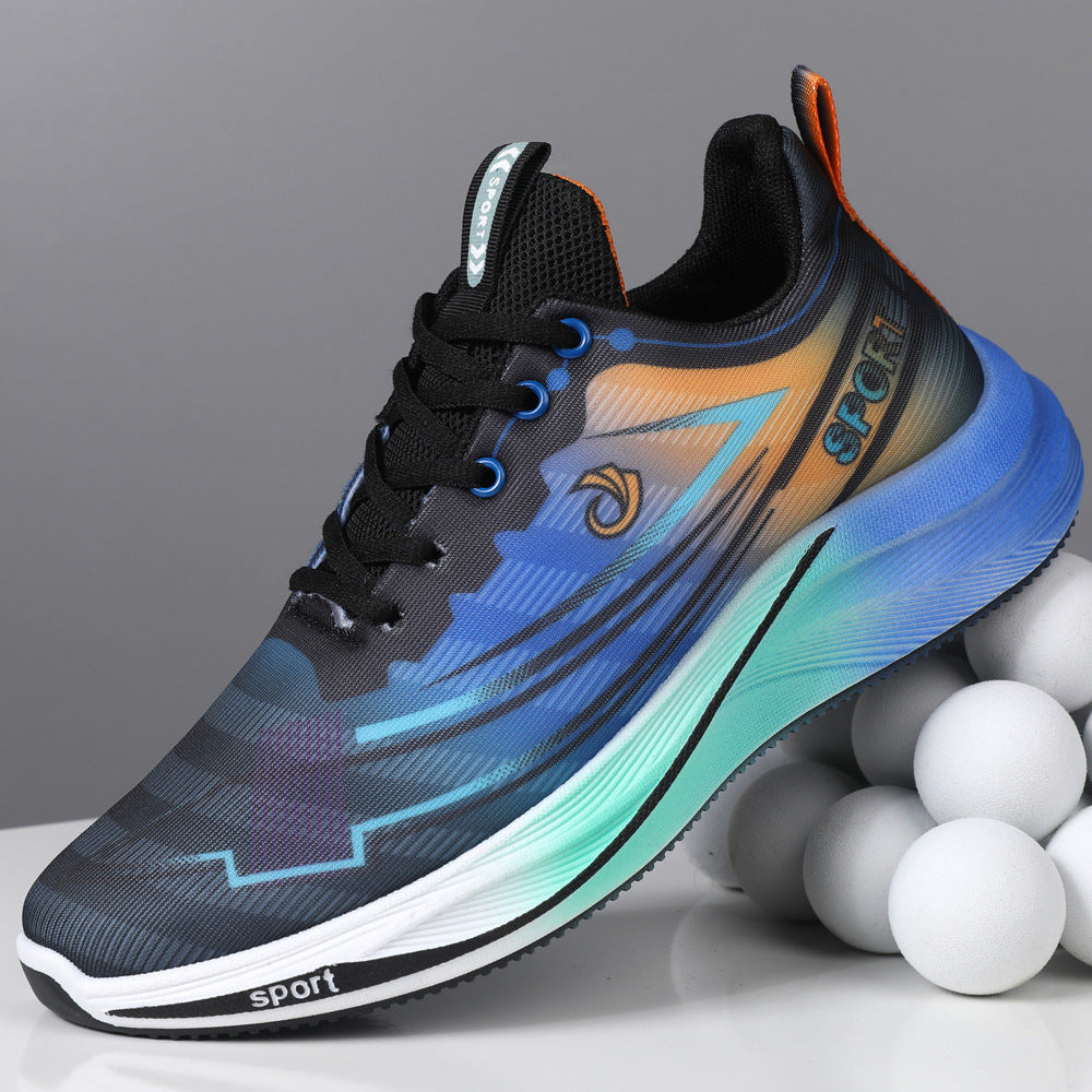Mesh Breathable Running Shoes Lightweight Comfortable Breathable Trendy Casual Shoes Men's Shoes   (Available)