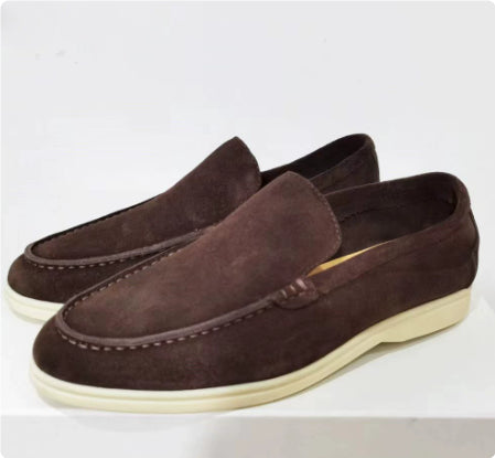 Men's Loafers Summer Casual Frost Flat Shoes Slip-on Driving Shoes