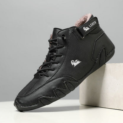 Winter Fleece-lined Large Size Octopus Men's Martin Boots