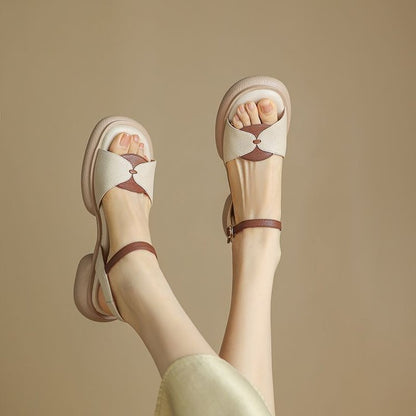 Chunky Heel Platform Open Toe Women's Sandals
