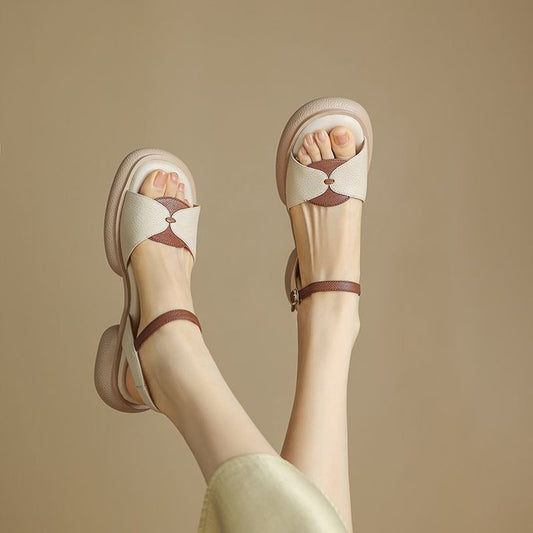 Chunky Heel Platform Open Toe Women's Sandals