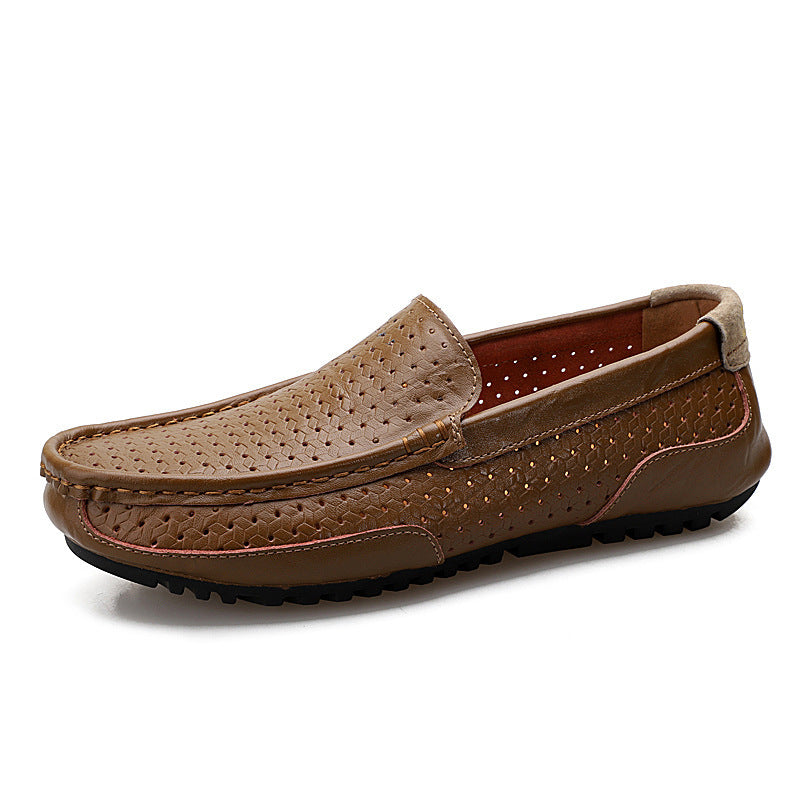 Personality Summer Men's Leather Shoes