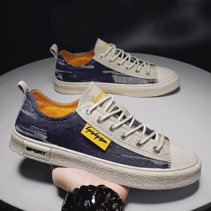 Student Trendy Men's Casual Canvas Shoes (Available)