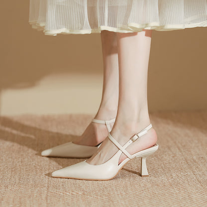 Spring Women's Sandals Women's Fashion Pointed High Heels
