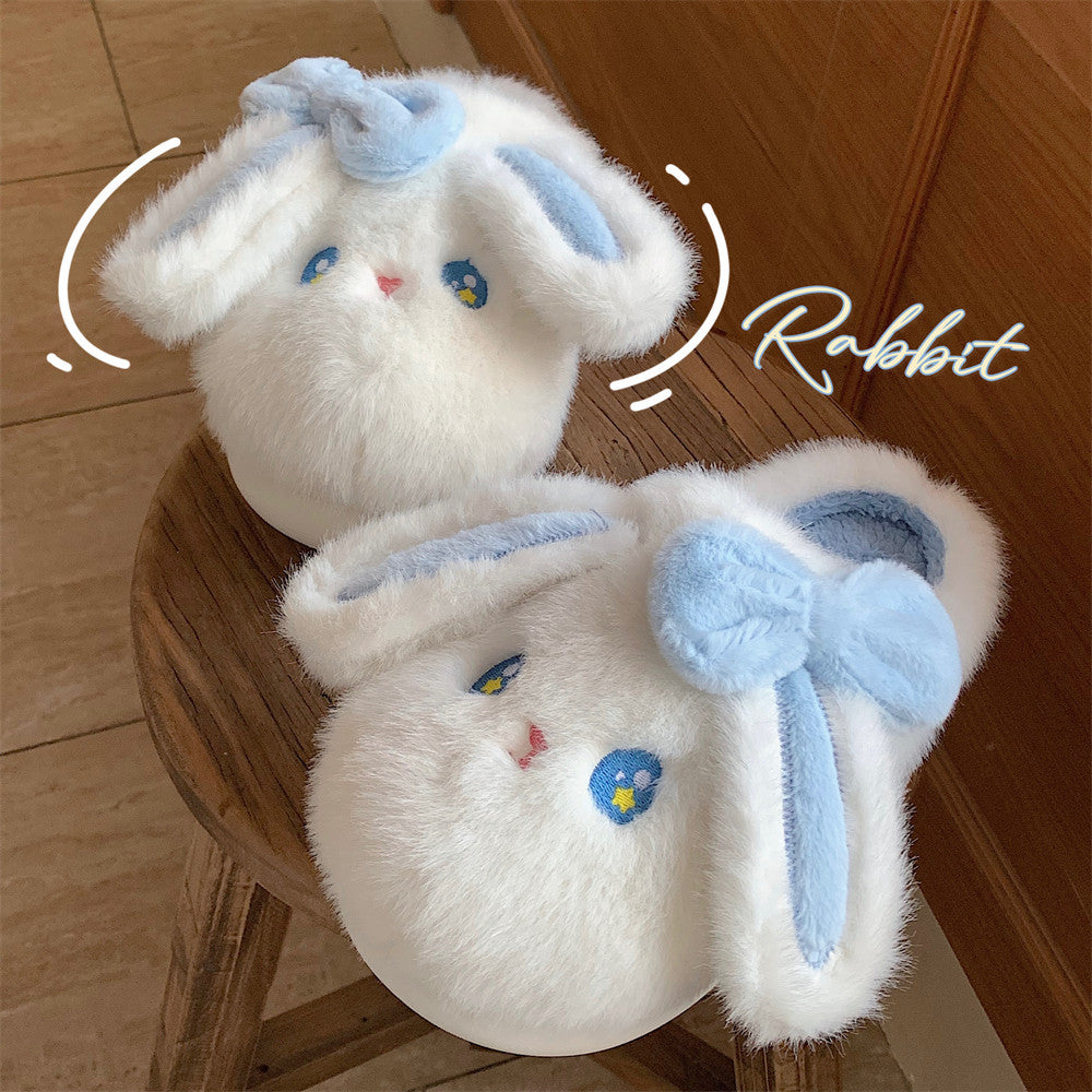 Autumn And Winter Home Indoor Confinement Toe Box Soft Bottom Slippers