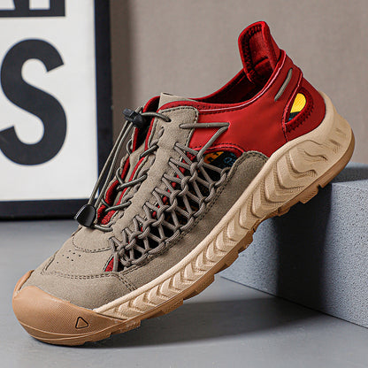Hand-woven Sandals Men's Non-slip Wear-resistant Summer Outer Wear Breathable Closed Toe