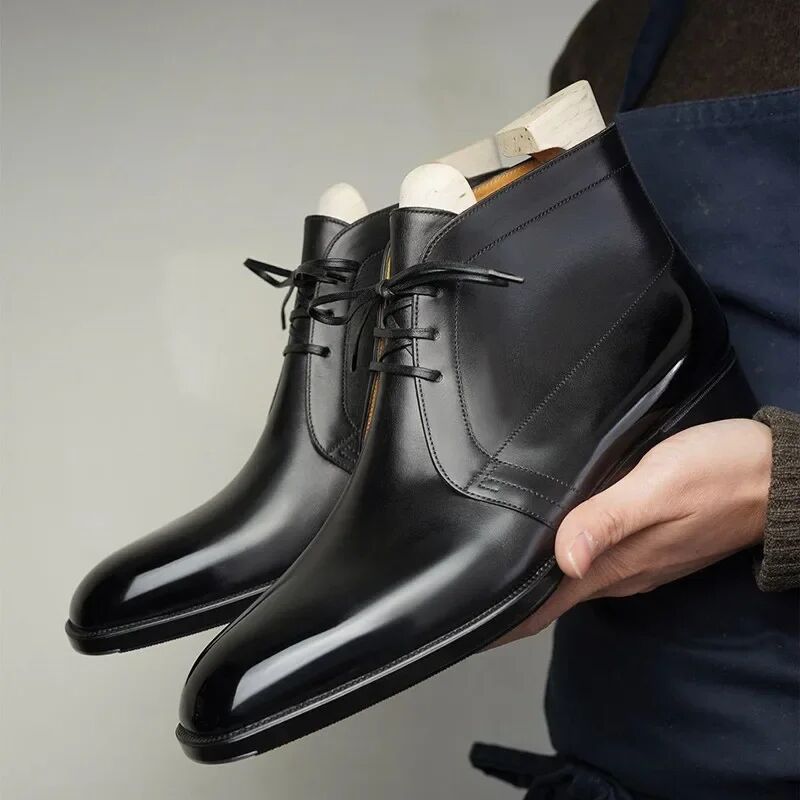 Imported Original Mens Business Short Boots